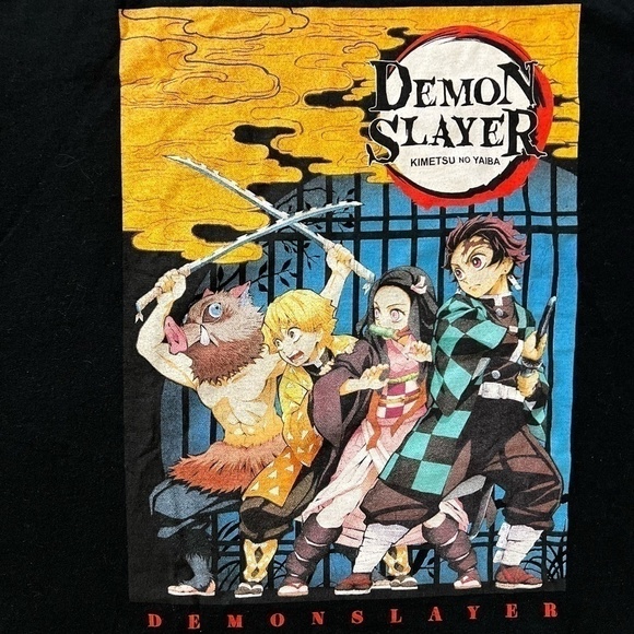 Demon Slayer Kimetsu No Yaiba Official Licensed Anime T-Shirt Men's Size 2XL - Picture 2 of 4